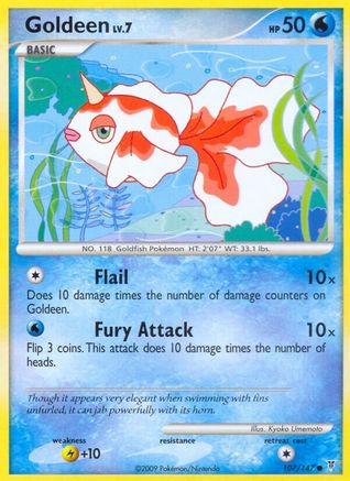 Goldeen (107/147) [Supreme Victors] Reverse Holofoil - Common