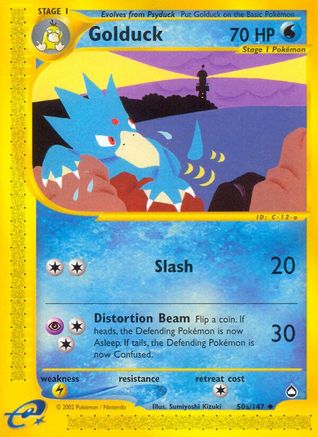Golduck (50a) (50/147) [Aquapolis] Reverse Holofoil - Uncommon