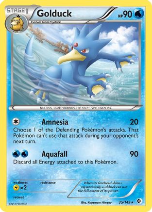 Golduck (035/149) [Boundaries Crossed] Reverse Holofoil - Rare