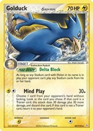 Golduck (Delta Species) (43/110) [Holon Phantoms] - Uncommon
