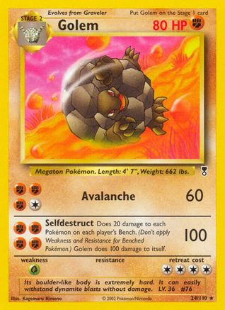 Golem (24/110) [Legendary Collection] Reverse Holofoil - Rare
