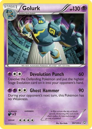 Golurk (59/124) [Dragons Exalted] Holofoil - Holo Rare
