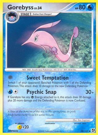 Gorebyss (38/106) [Great Encounters] Reverse Holofoil - Uncommon