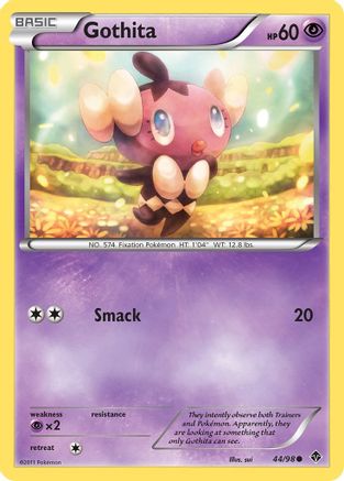 Gothita (44/98) [Emerging Powers] Reverse Holofoil - Common