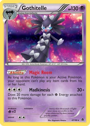 Gothitelle (047/98) [Emerging Powers] Reverse Holofoil - Holo Rare