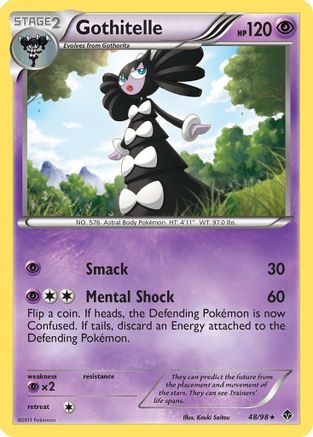 Gothitelle (48/98) [Emerging Powers] Reverse Holofoil - Rare