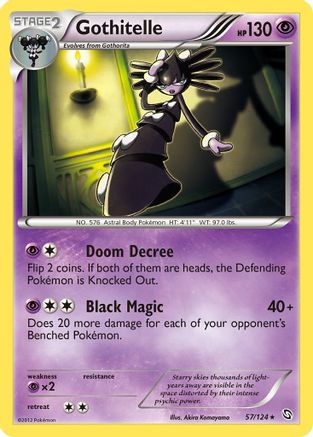 Gothitelle (57/124) [Dragons Exalted] Reverse Holofoil - Rare