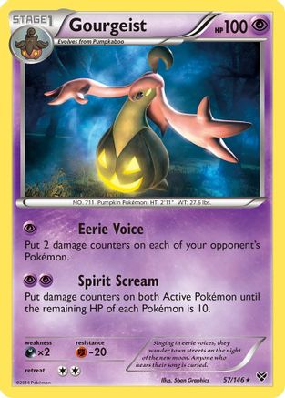 Gourgeist (57/146) [XY Base Set] Reverse Holofoil - Holo Rare