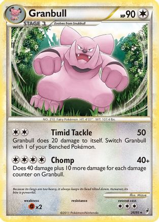 Granbull (26/95) [Call of Legends] Reverse Holofoil - Rare