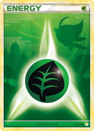 Grass Energy (115/123) [HeartGold SoulSilver] - Common
