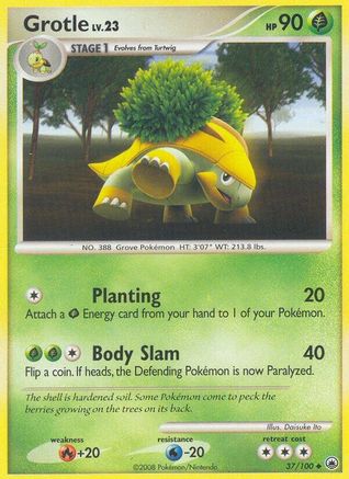 Grotle (37/100) [Majestic Dawn] Reverse Holofoil - Uncommon