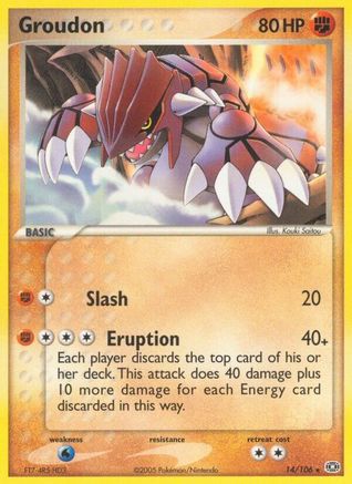 Groudon (14/106) [Emerald] - Rare