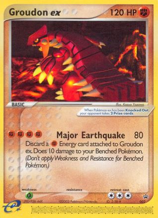 Groudon ex - 002 (Nintendo Power Magazine) (2/40) [Nintendo Promos] - Promo