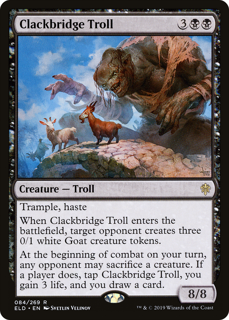 Clackbridge Troll (ELD-084) [Throne of Eldraine] Foil