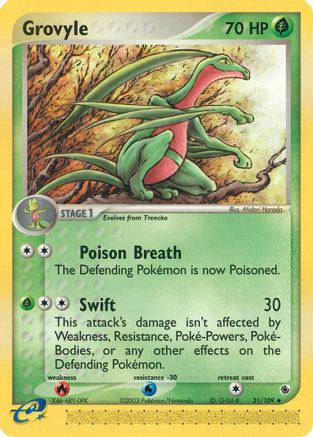 Grovyle (031/109) [Ruby and Sapphire] - Uncommon