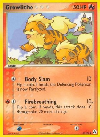 Growlithe (055/92) [Legend Maker] - Common