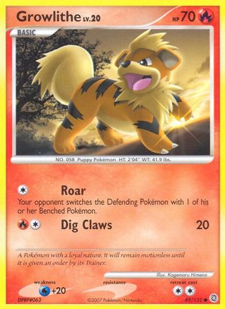 Growlithe (089/132) [Secret Wonders] Reverse Holofoil - Common