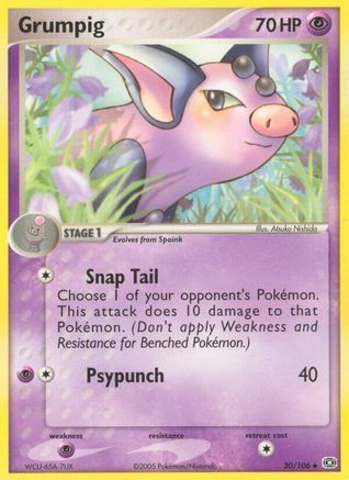 Grumpig (30/106) [Emerald] - Uncommon