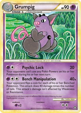 Grumpig (23/102) [Triumphant] Reverse Holofoil - Rare