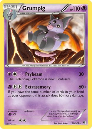 Grumpig (60/149) [Boundaries Crossed] - Rare