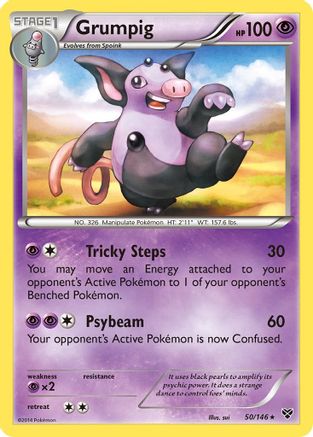 Grumpig (50/146) [XY Base Set] Reverse Holofoil - Rare