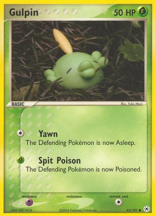 Gulpin (062/101) [Hidden Legends] Reverse Holofoil - Common