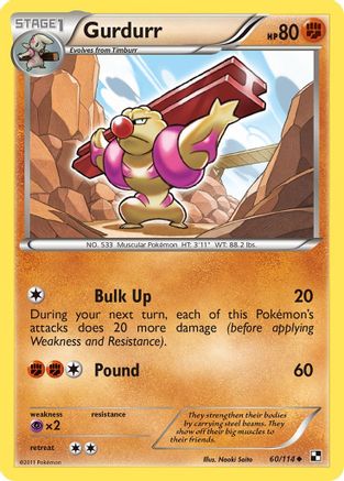 Gurdurr (60/114) [Black and White] - Uncommon