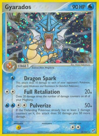 Gyarados (8/107) [Deoxys] - Holo Rare