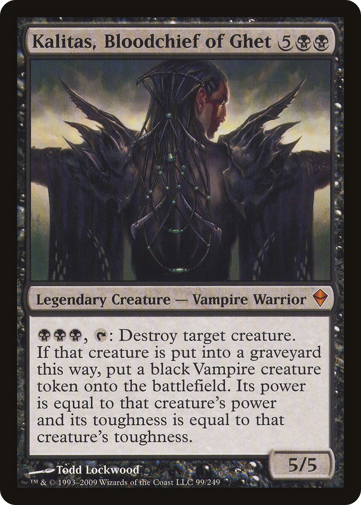 Kalitas, Bloodchief of Ghet (ZEN-099) [Zendikar] Foil