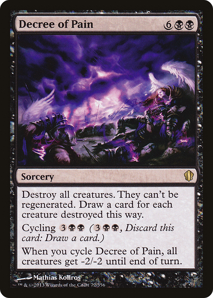Decree of Pain (C13-072) [Commander 2013]