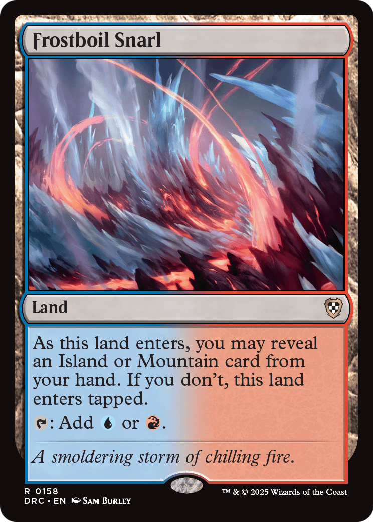 Frostboil Snarl (DRC-158) [Commander: Aetherdrift]