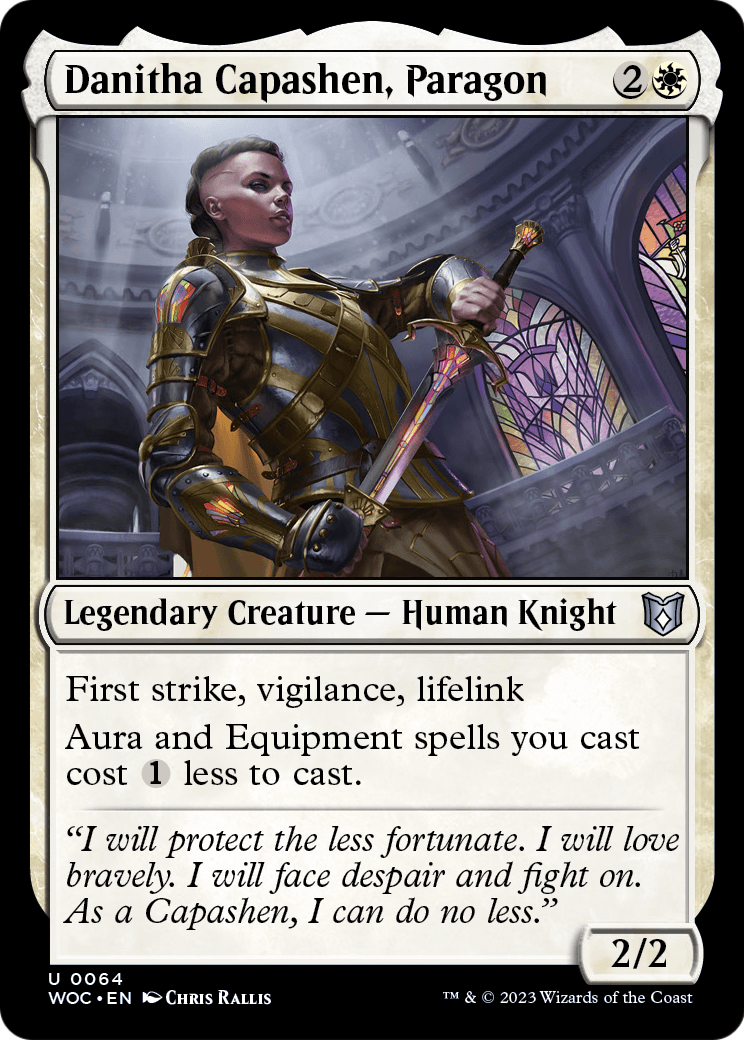 Danitha Capashen, Paragon (WOC-064) [Wilds of Eldraine Commander]