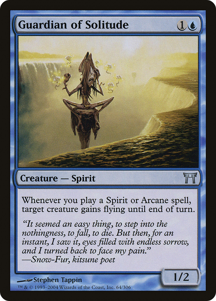 Guardian of Solitude (CHK-064) [Champions of Kamigawa] Foil