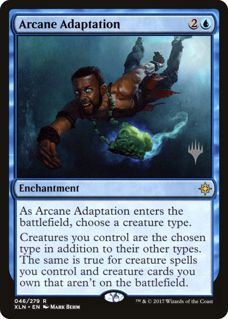 Arcane Adaptation (PPM20-046) [Promo Pack: Ixalan Promos] Foil