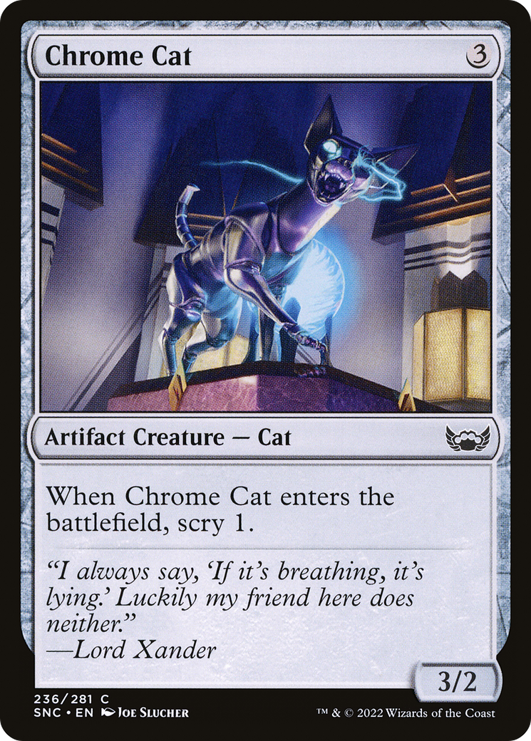 Chrome Cat (SNC-236) [Streets of New Capenna]