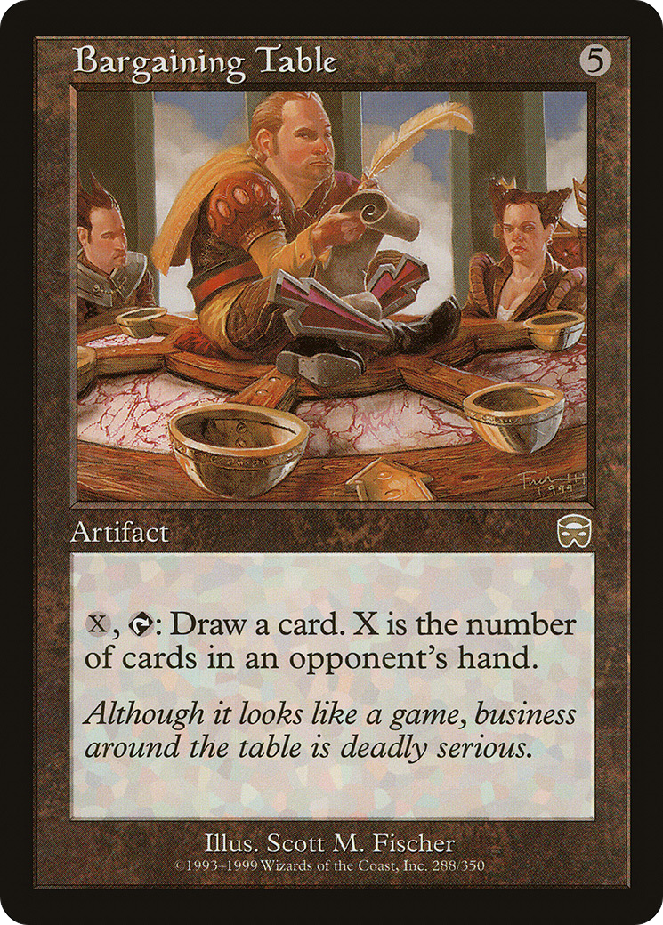 Bargaining Table (MMQ-288) [Mercadian Masques] Foil