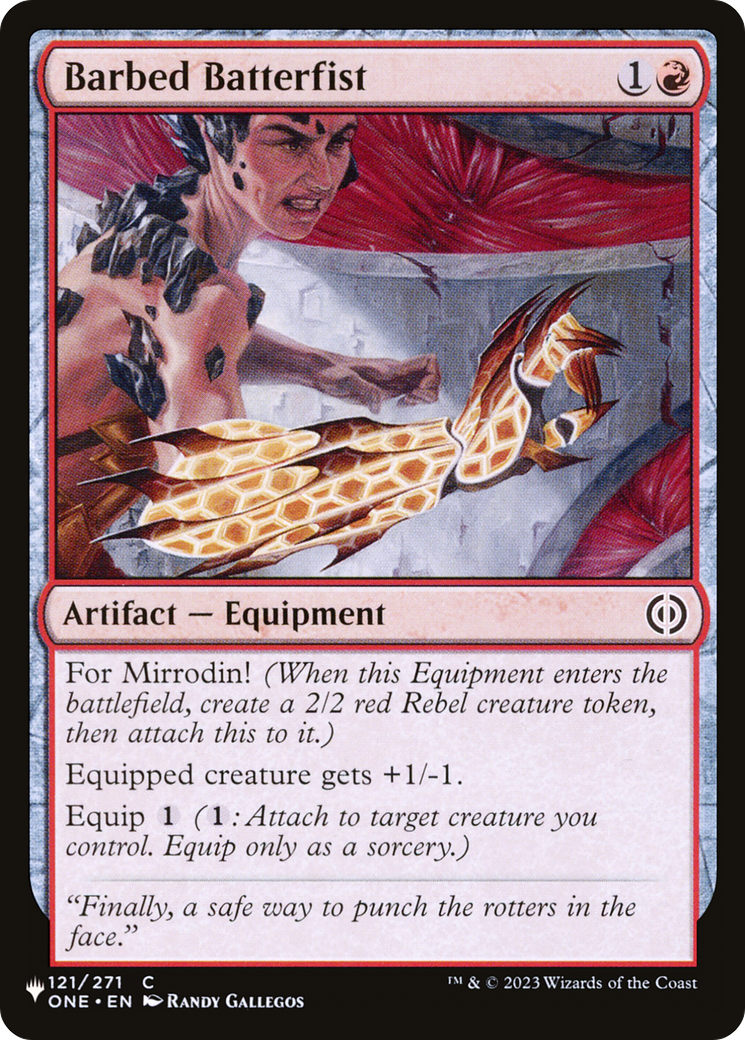 Barbed Batterfist (LIST-ONE-121) [The List]