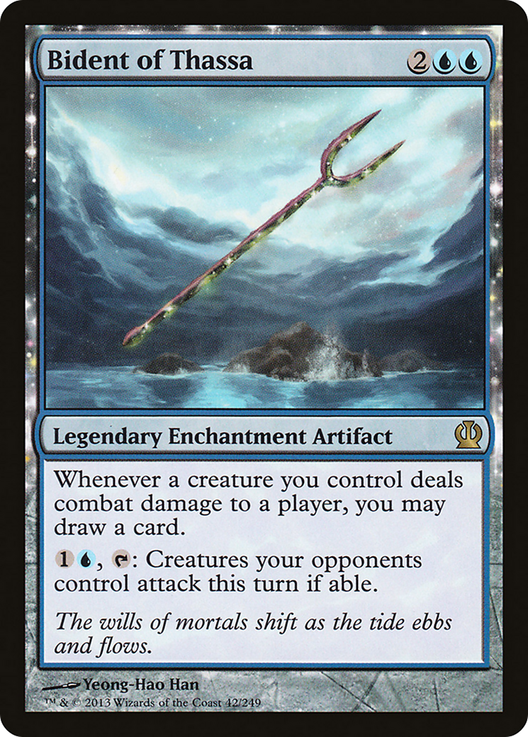 Bident of Thassa (THS-042) [Theros] Foil