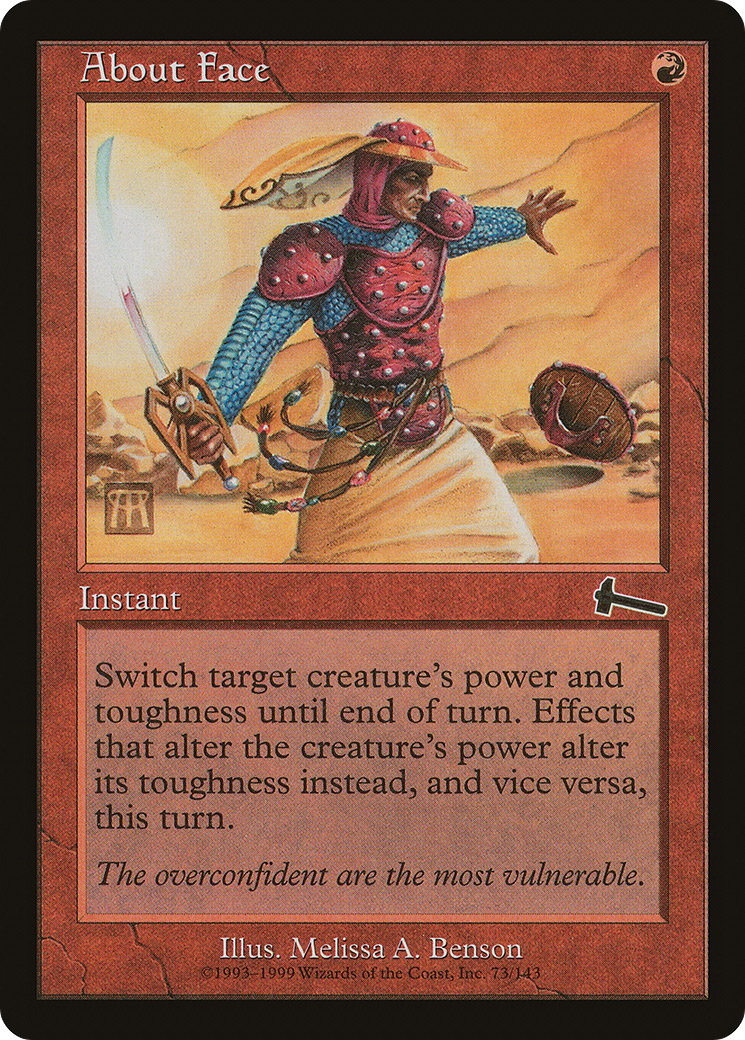 About Face (ULG-073) [Urza's Legacy]