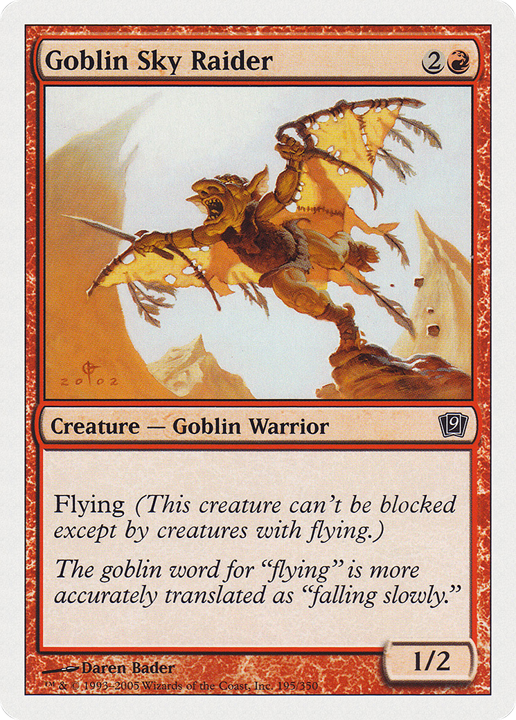 Goblin Sky Raider (9ED-195) [9th Edition]