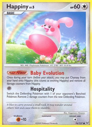 Happiny (076/127) [Platinum] - Common