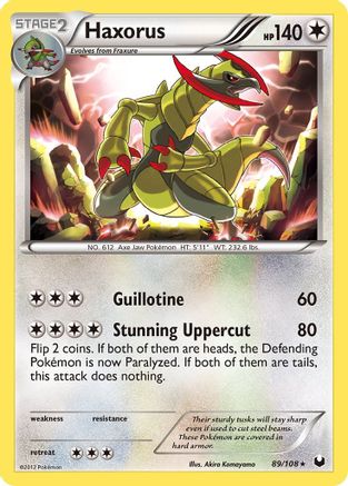 Haxorus (89/108) [Dark Explorers] Reverse Holofoil - Holo Rare