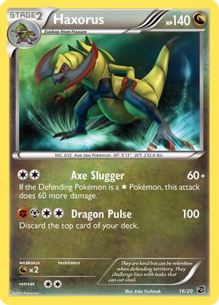 Haxorus (16/20) [Dragon Vault] Holofoil - Holo Rare