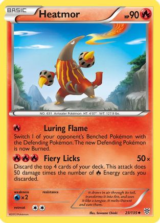 Heatmor (23/135) [Plasma Storm] Reverse Holofoil - Uncommon