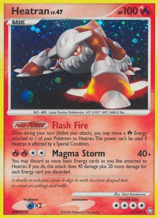 Heatran (6/146) [Legends Awakened] Holofoil - Holo Rare