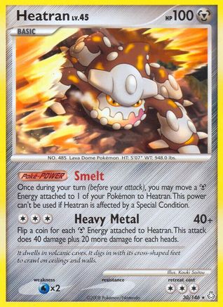 Heatran (30/146) [Legends Awakened] - Rare