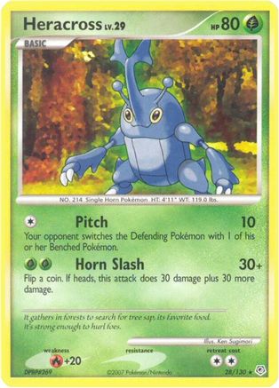 Heracross (28/130) [Diamond and Pearl] - Rare