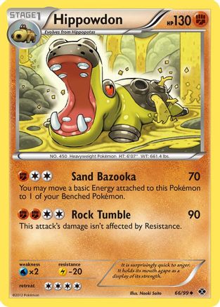 Hippowdon (66/99) [Next Destinies] Reverse Holofoil - Uncommon