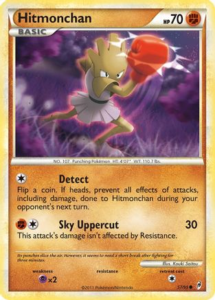 Hitmonchan (057/95) [Call of Legends] Reverse Holofoil - Common
