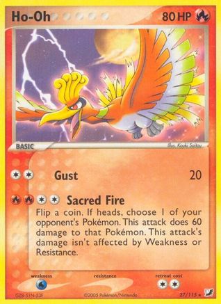 Ho-Oh (027/115) [Unseen Forces] - Rare